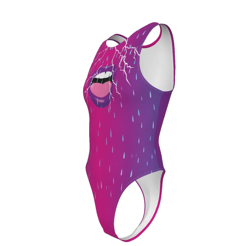 Chromatica Rain Women's Tank Bodysuit with Gloves