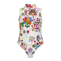 POV Women's Sleeveless Bodysuit With Memory Sleeves