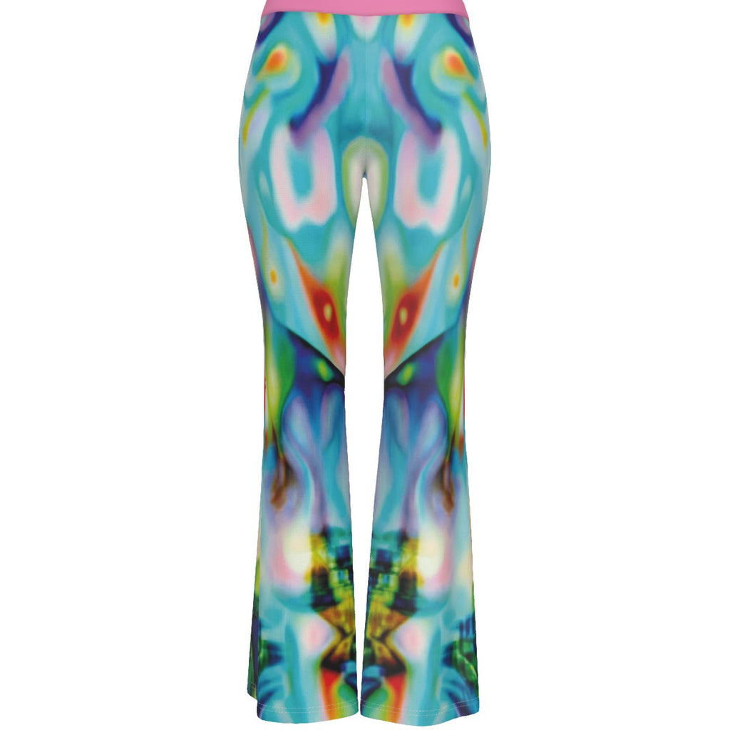 Awakening Women's High Elastic Flare Pants