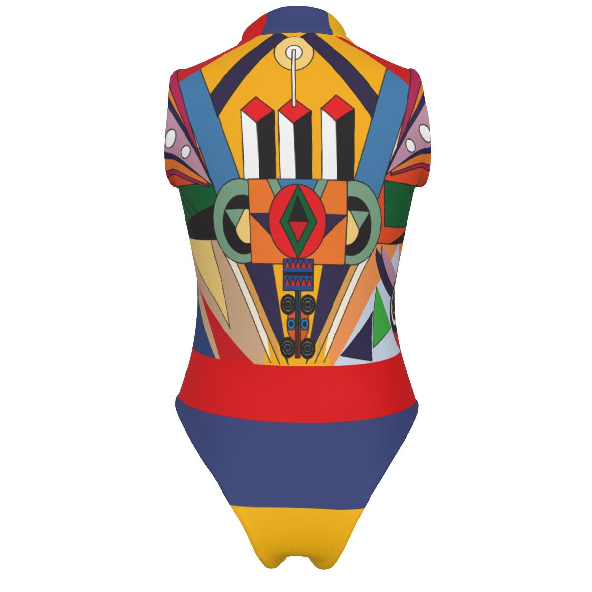 Circus Sleeveless Bodysuit with Gloves