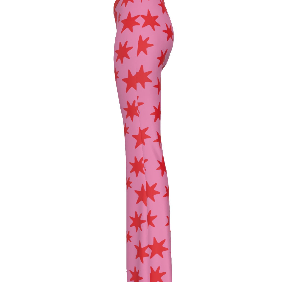 Cosmic Lady  Women's High Elastic Flare Pants