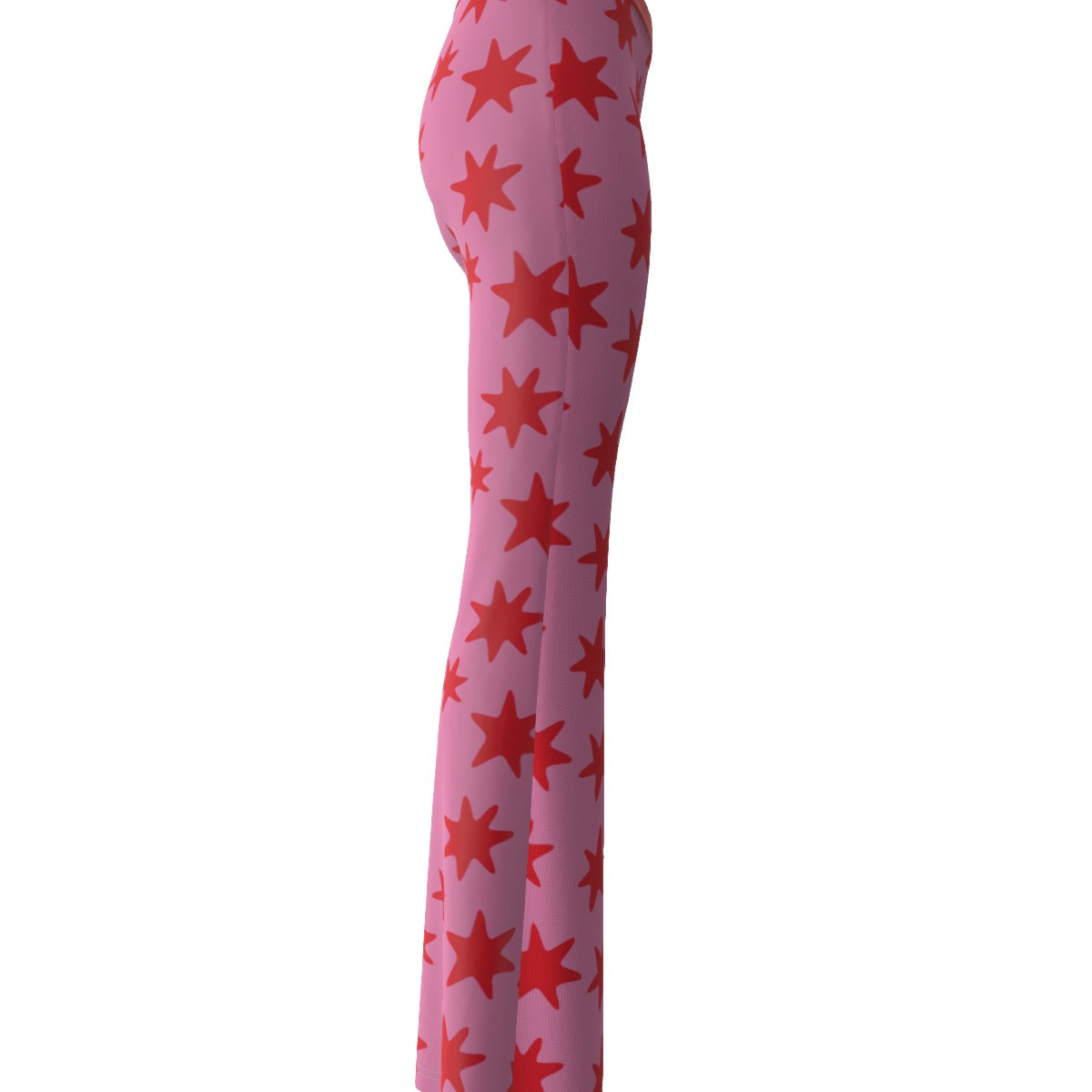 Cosmic Lady  Women's High Elastic Flare Pants