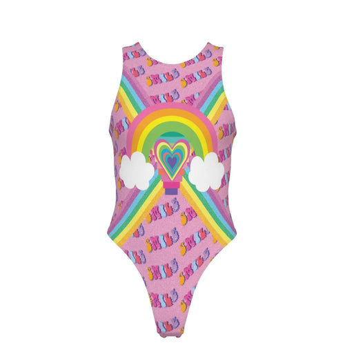Barbie Girl Women's Tank Bodysuit with Gloves