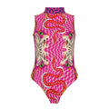 Tiger Balm Sleeveless Bodysuit With Gloves