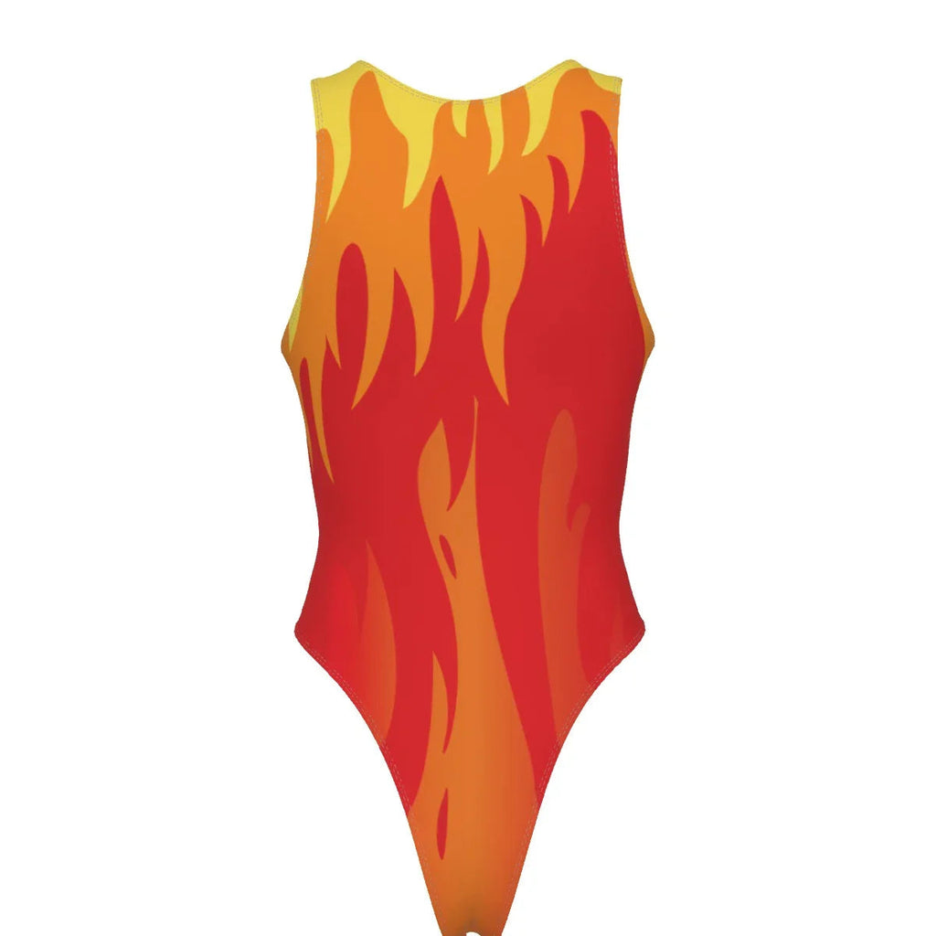 Dragon Fruit Women's Tank Bodysuit with Gloves