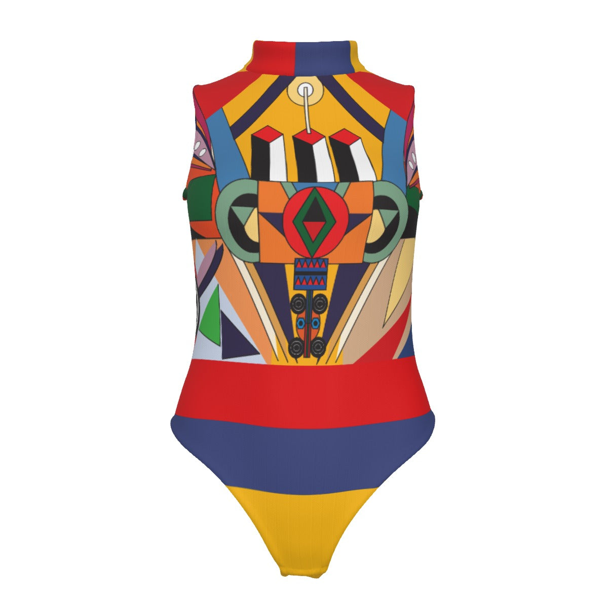 Circus Sleeveless Bodysuit with Gloves
