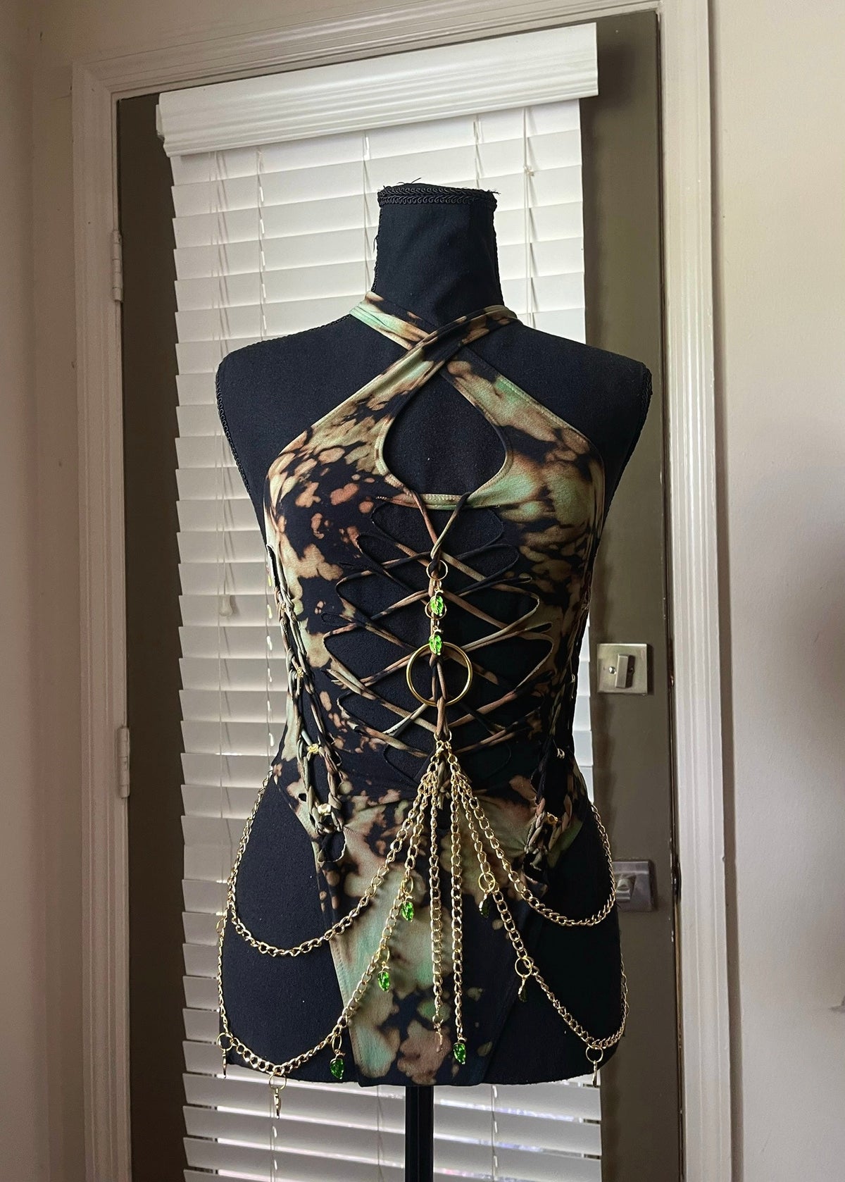 Orphic Reverse Tie Dye Bodysuit (ᴍᴀᴅᴇ ᴛᴏ ᴏʀᴅᴇʀ)
