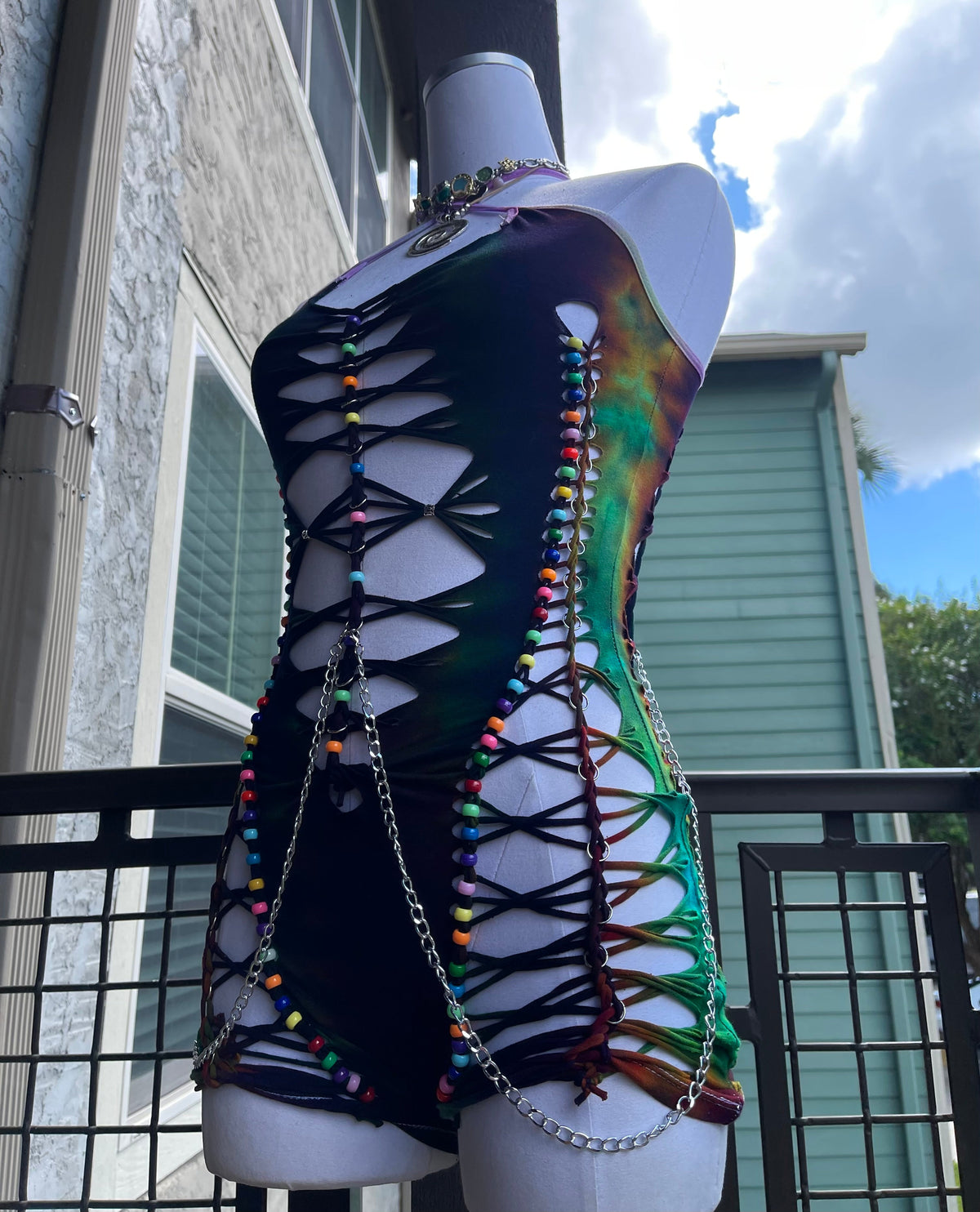 Kandi Mermaid Romper (ᴍᴀᴅᴇ ᴛᴏ ᴏʀᴅᴇʀ)