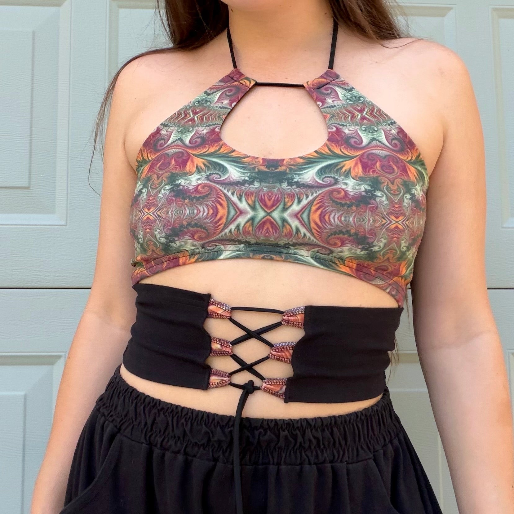 Keyhole Corset Top ᪥ M/L