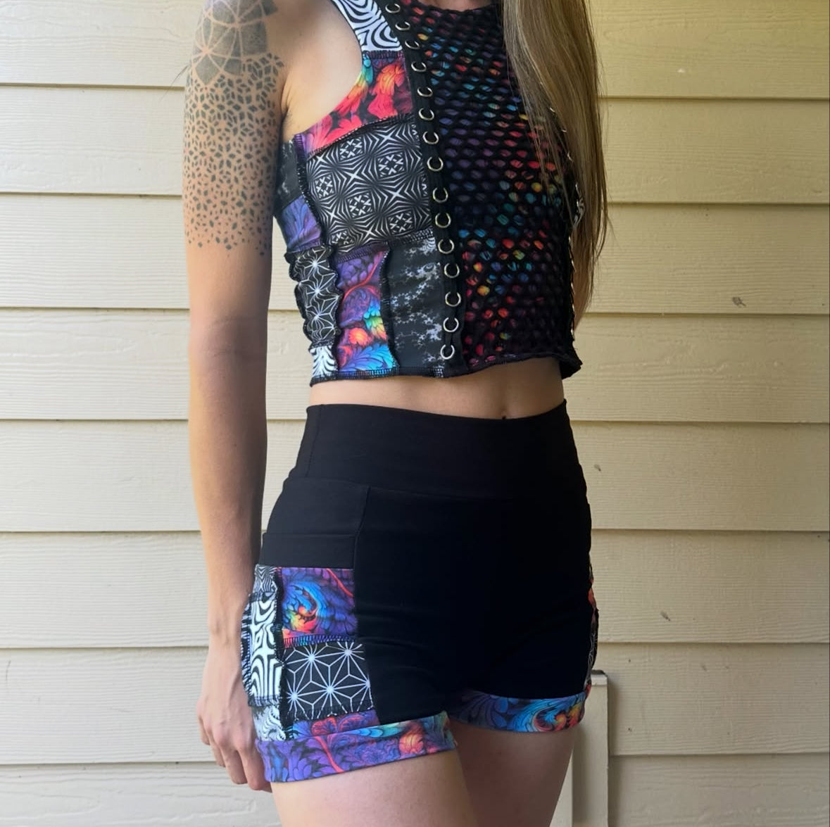 MTO Patchwork Pocket Shorts