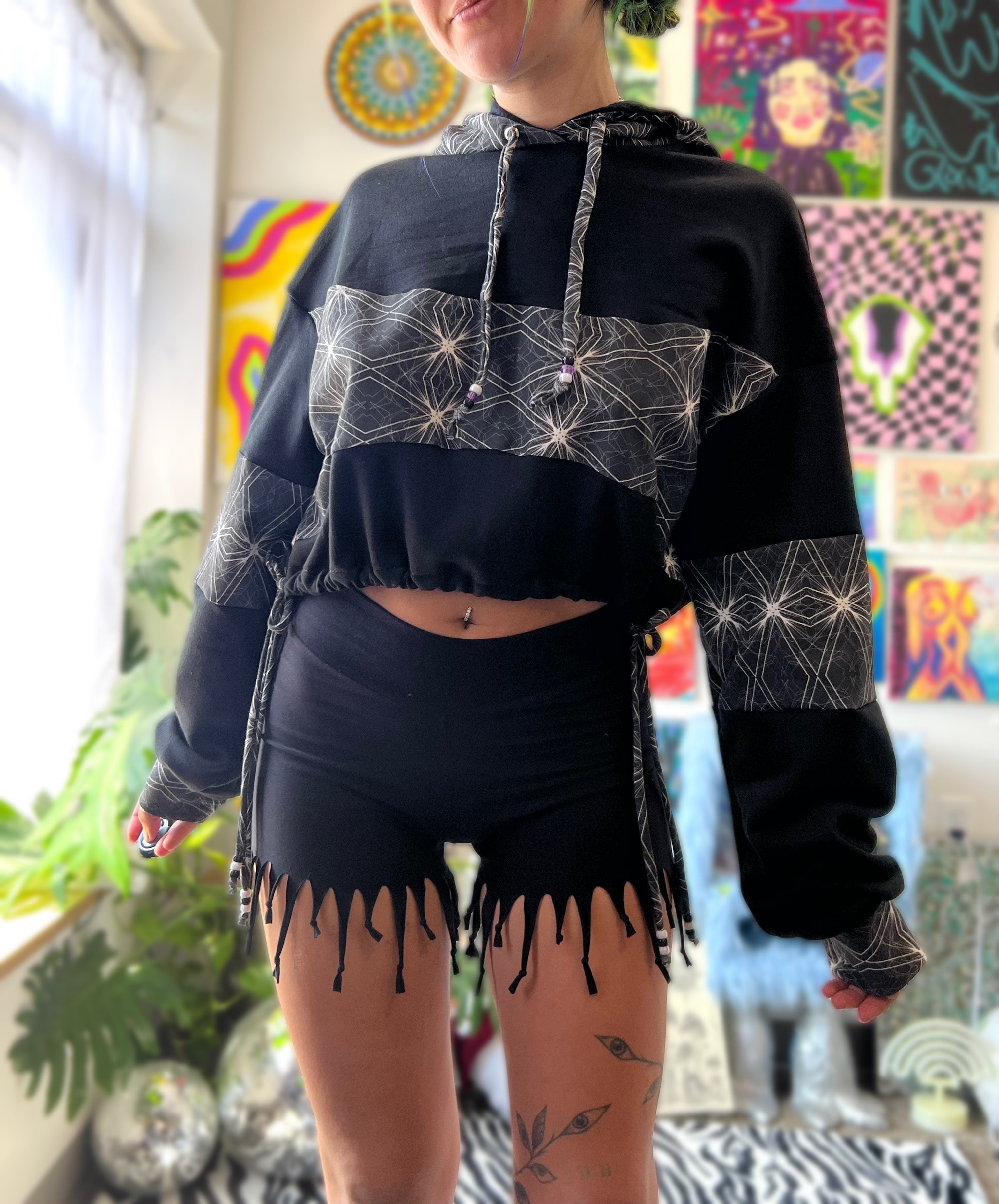 cropped hoodies