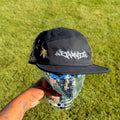 1 of 1 Gold Peaked 5 Panel Hat