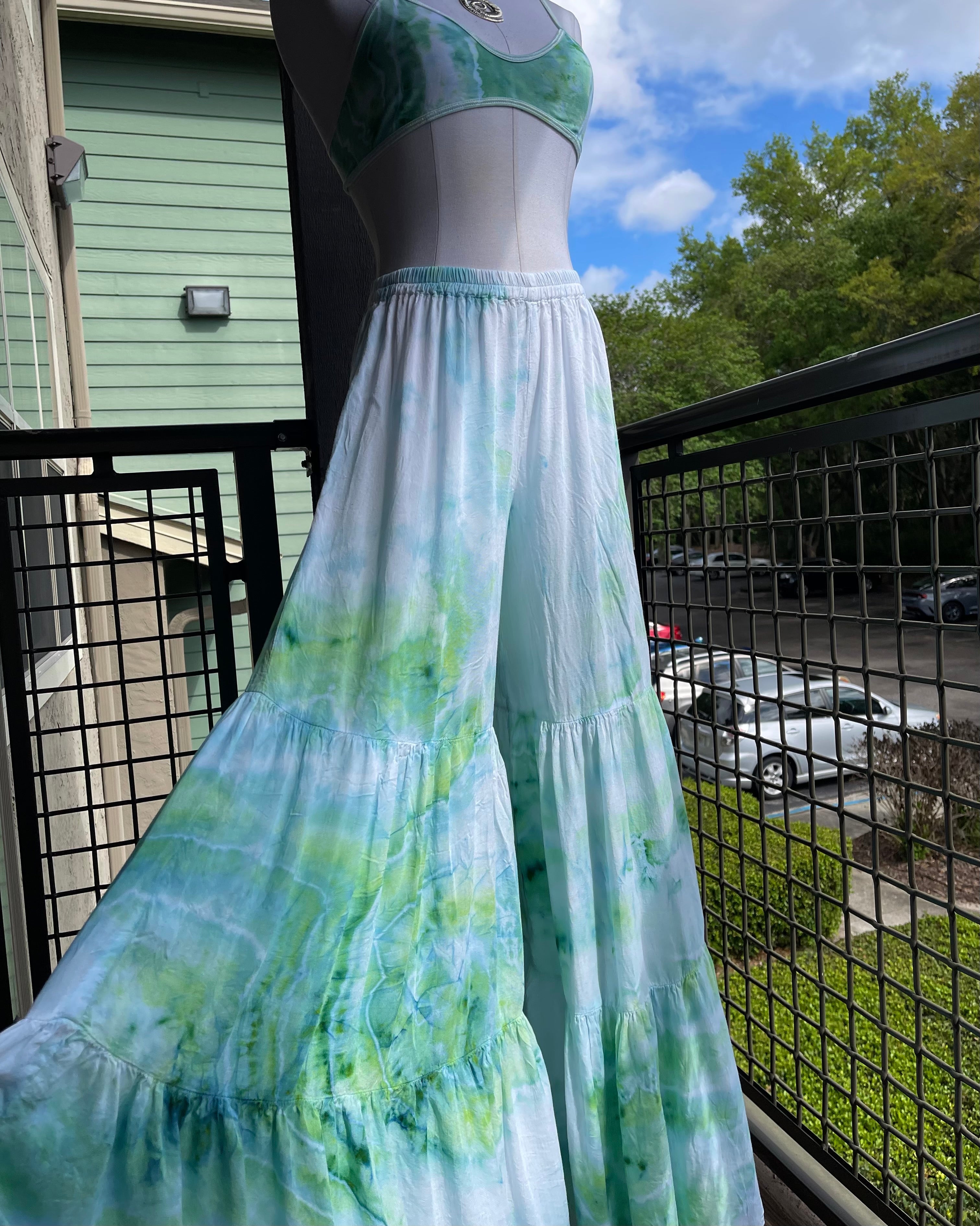 Seafoam Palazzo Pants (ᴍᴀᴅᴇ ᴛᴏ ᴏʀᴅᴇʀ)