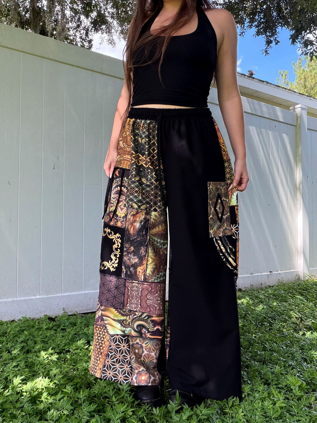Patchwork Pants XS-XL ✨