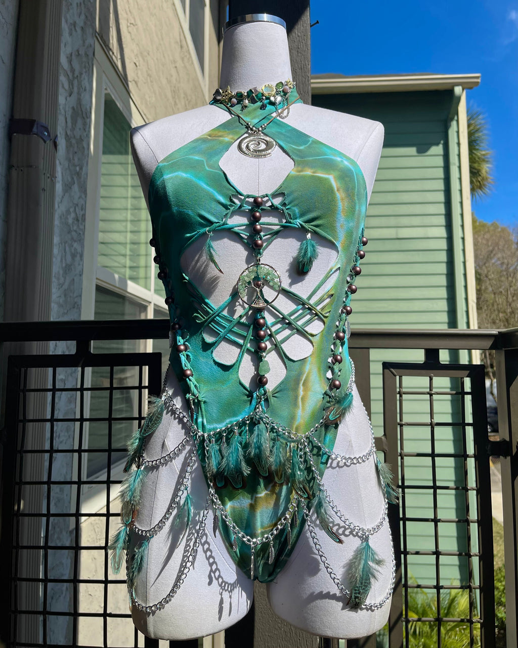 Dreamcatcher Mermaid Bodysuit (ᴍᴀᴅᴇ ᴛᴏ ᴏʀᴅᴇʀ)