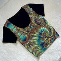 Fractal Scoop Tee S/M (less cropped)