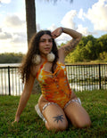 Corals Kiss Tie Dye Bodysuit (ᴍᴀᴅᴇ ᴛᴏ ᴏʀᴅᴇʀ)
