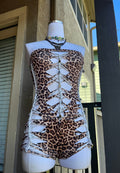 Wild Cheetah Tube Romper