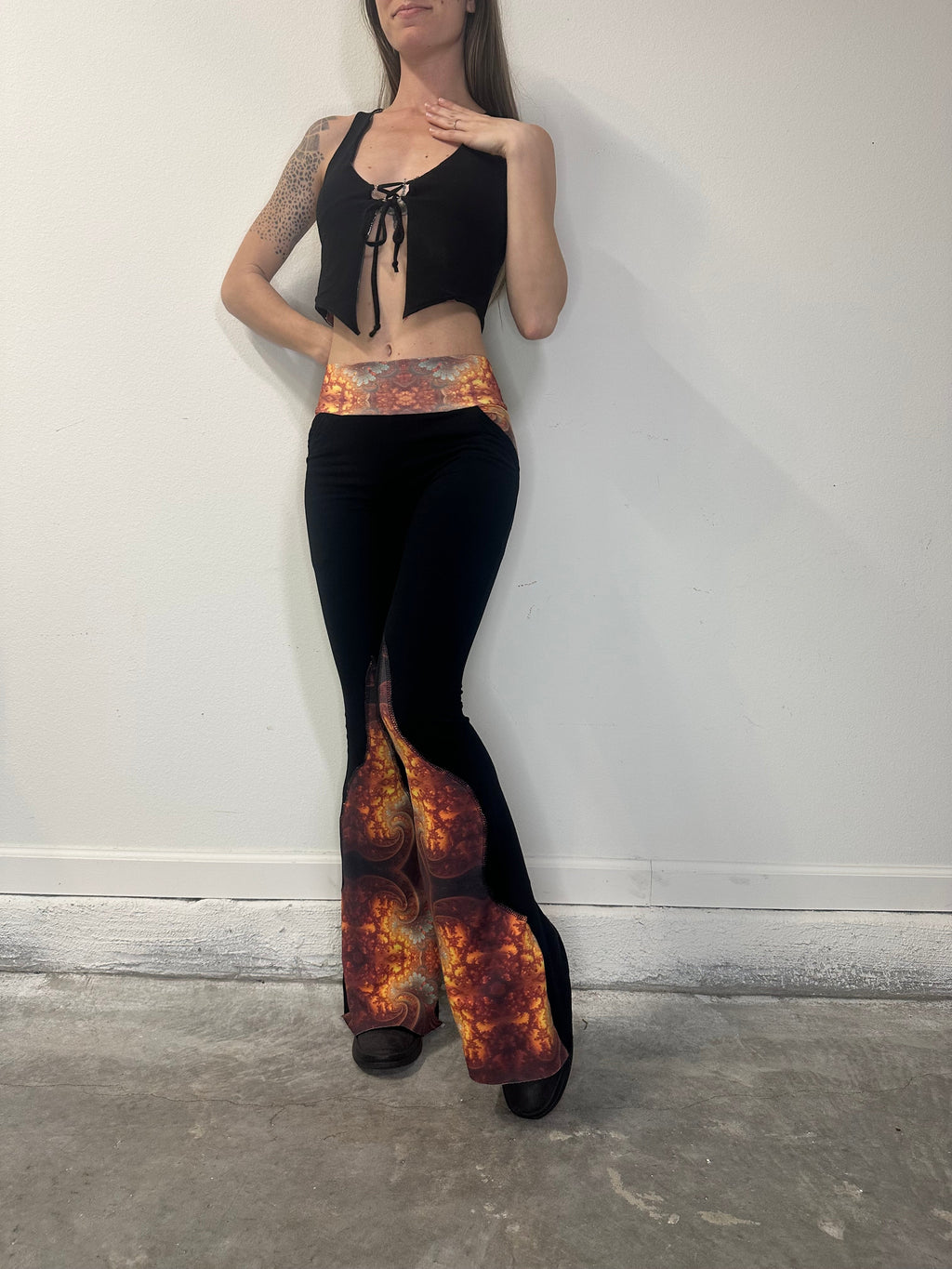 MTO Gilded Supernova Flare Leggings