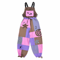 OOAK Patchwork Overalls - M