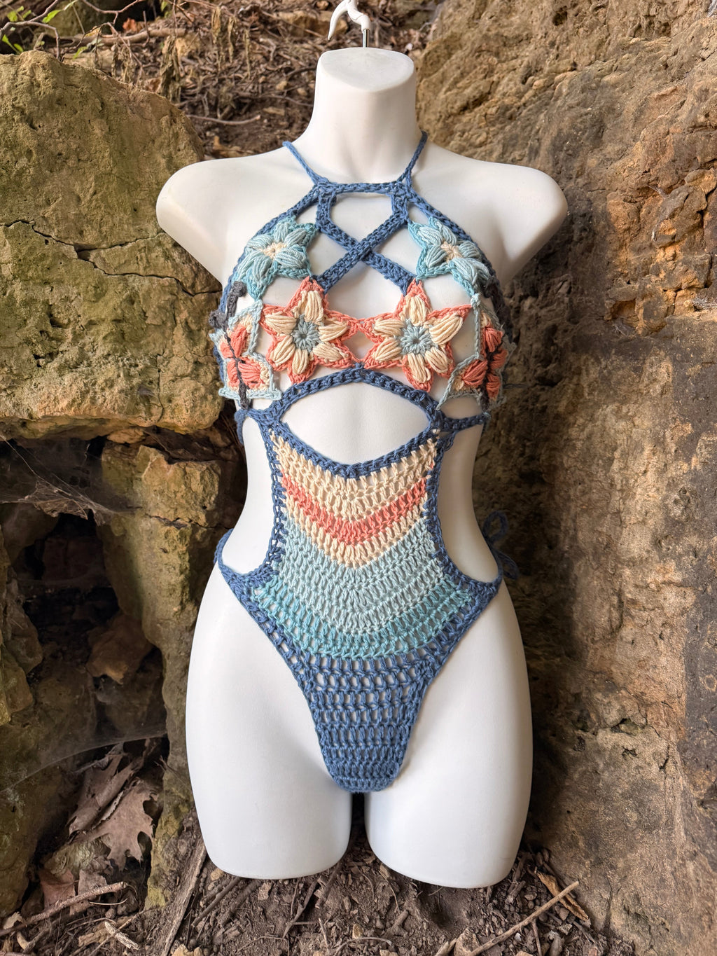 By the Sea Jungle Goddess Bodysuit and SleevesXS