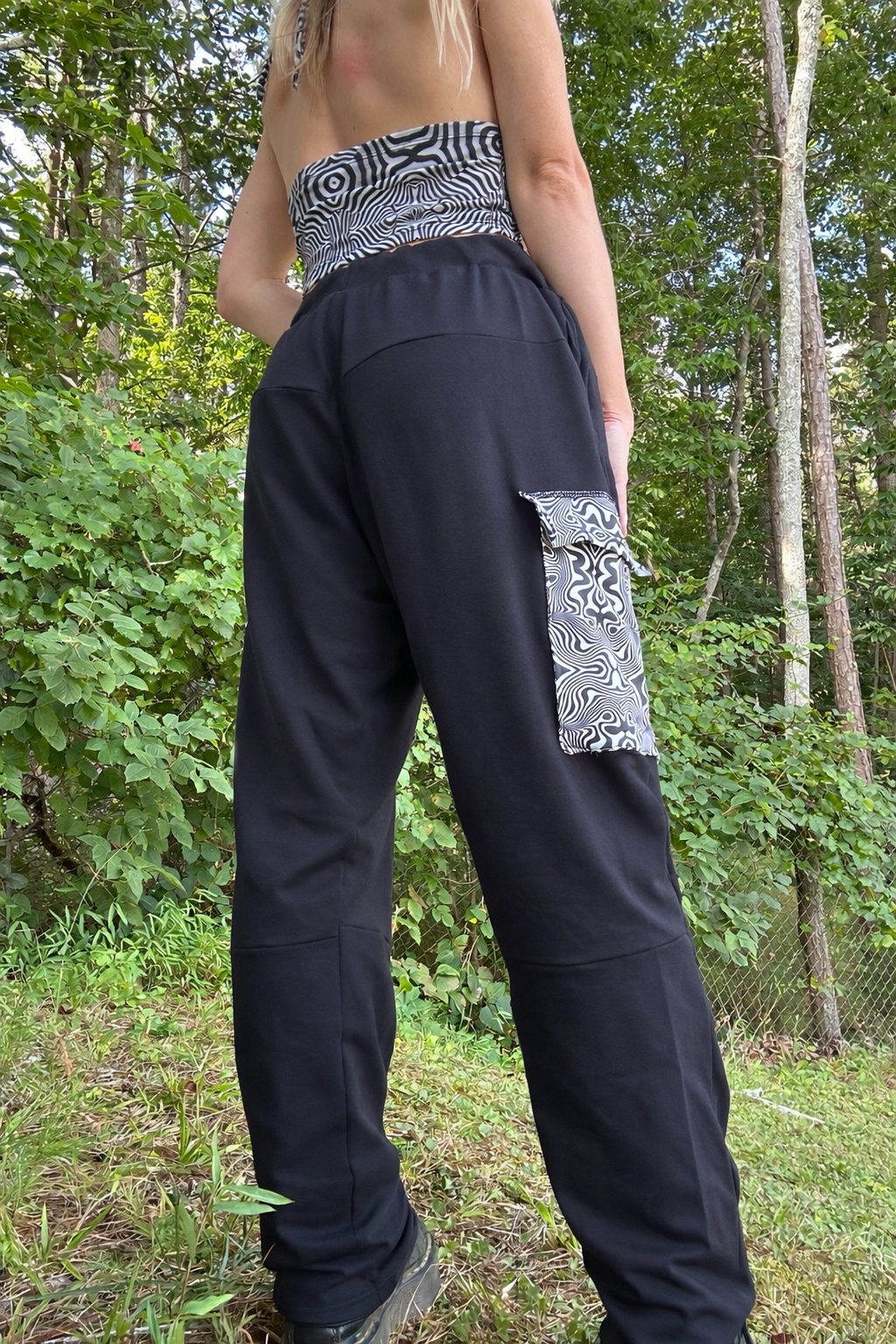Wide-Leg Lounge Pants