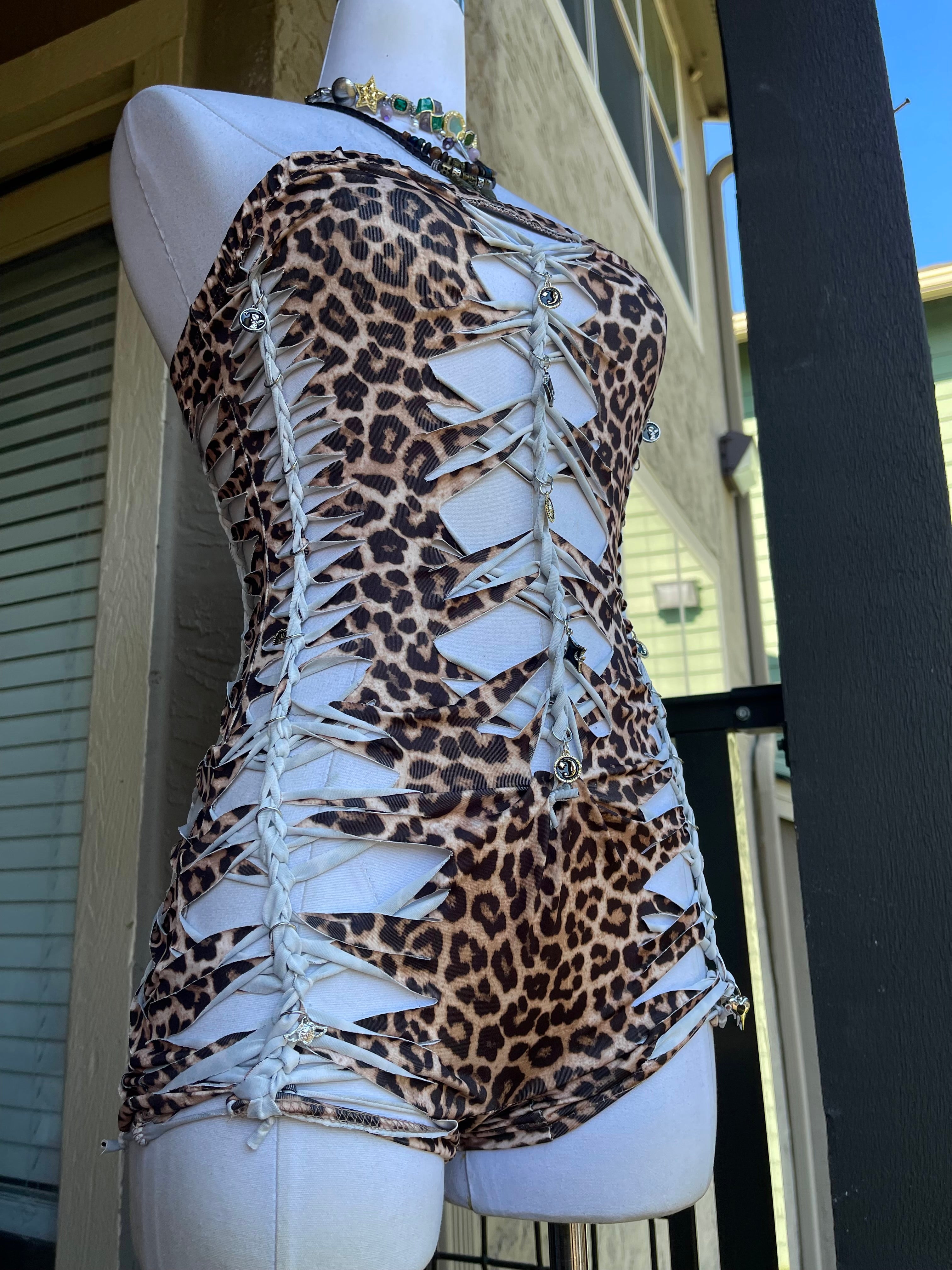 Wild Cheetah Tube Romper (ᴍᴀᴅᴇ ᴛᴏ ᴏʀᴅᴇʀ)