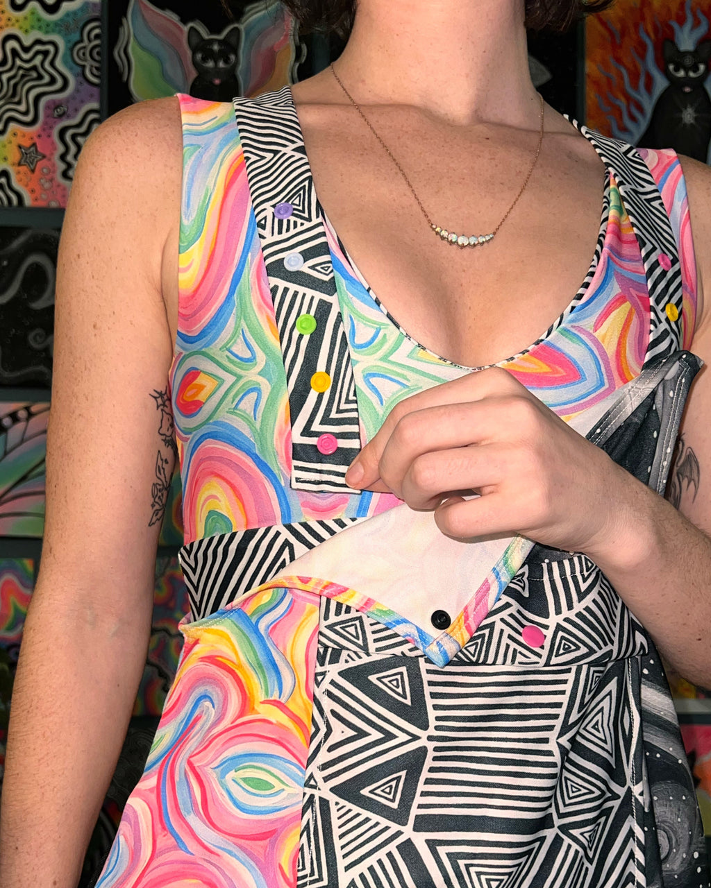 CUSTOMIZE: Zipper Pocket Overalls