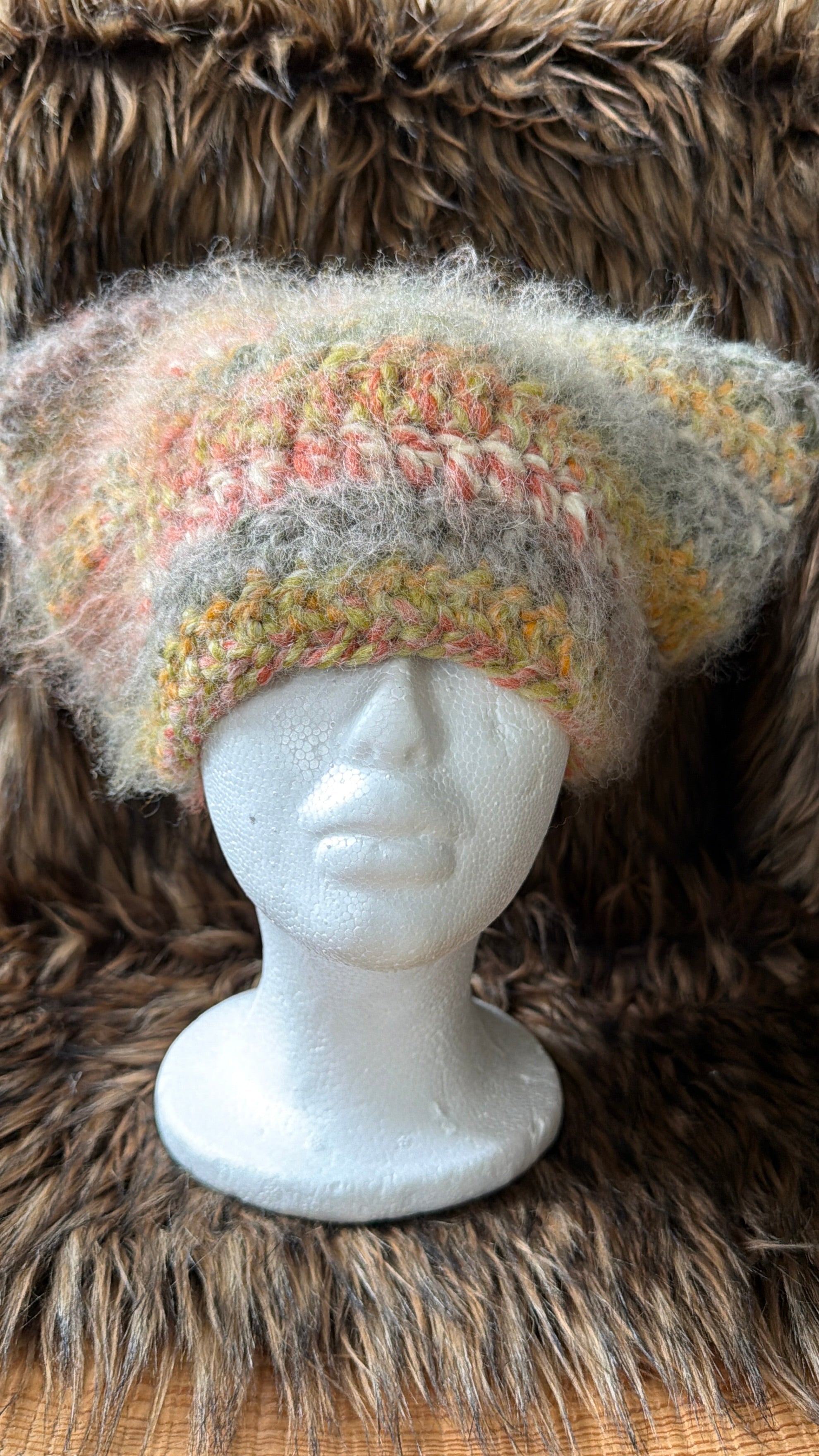 kitty cat crochet hat
