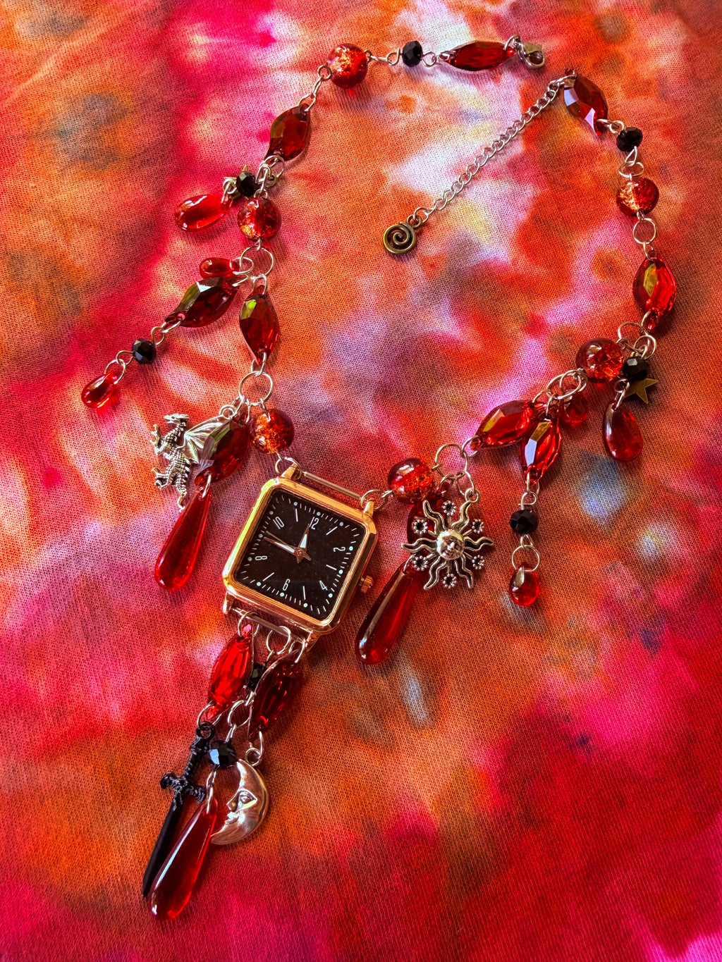 Devil’s Schedule - Resin Crystal Charm Choker