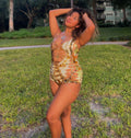 Clay Tie Dye Romper (ᴍᴀᴅᴇ ᴛᴏ ᴏʀᴅᴇʀ)