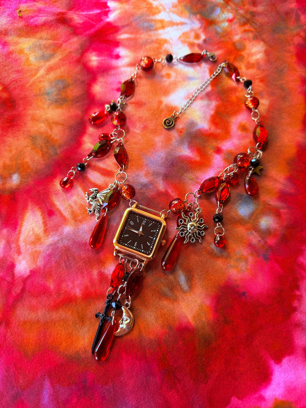 Devil’s Schedule - Resin Crystal Charm Choker