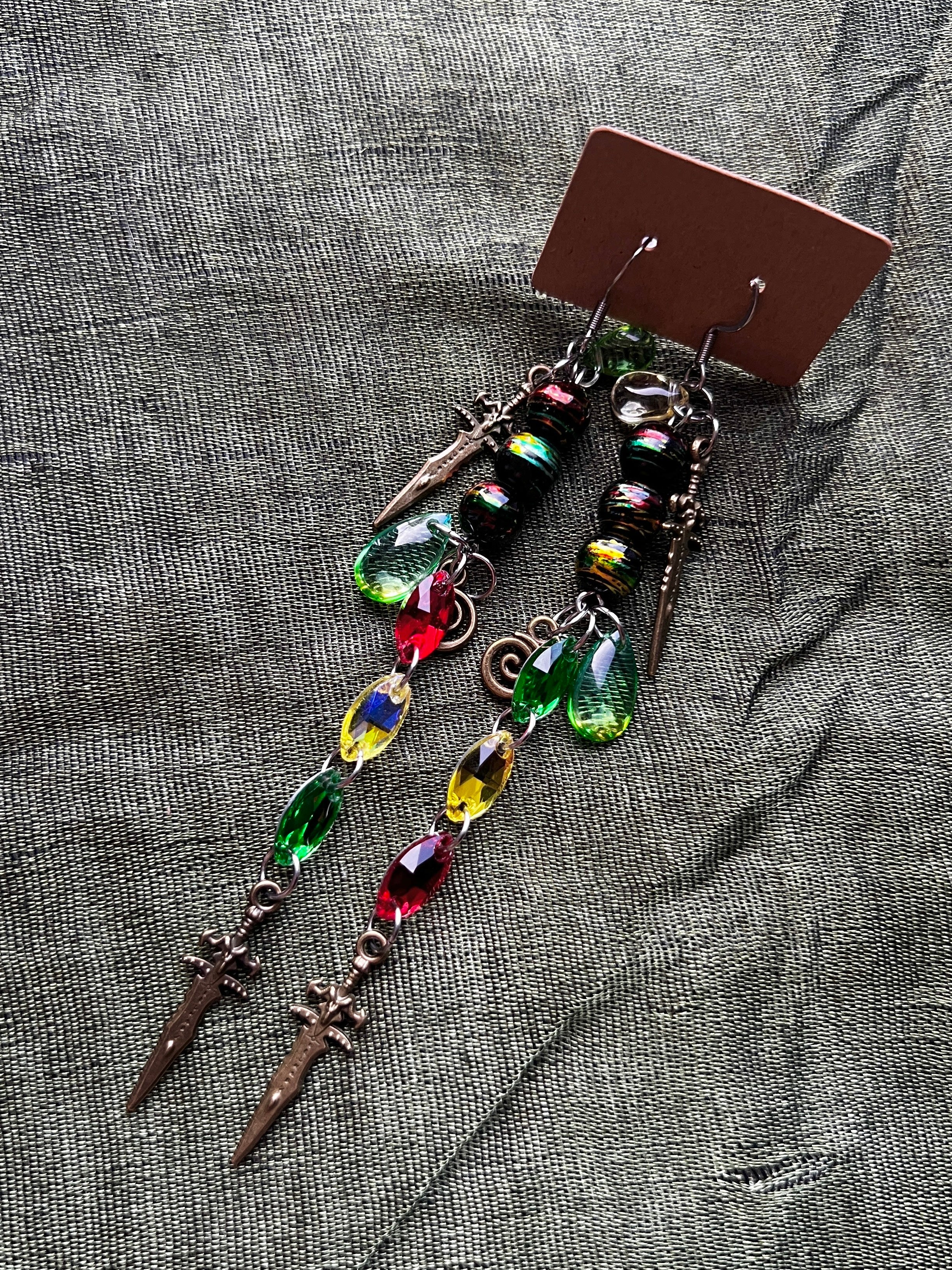 Sunshine - Large Dagger Earrings