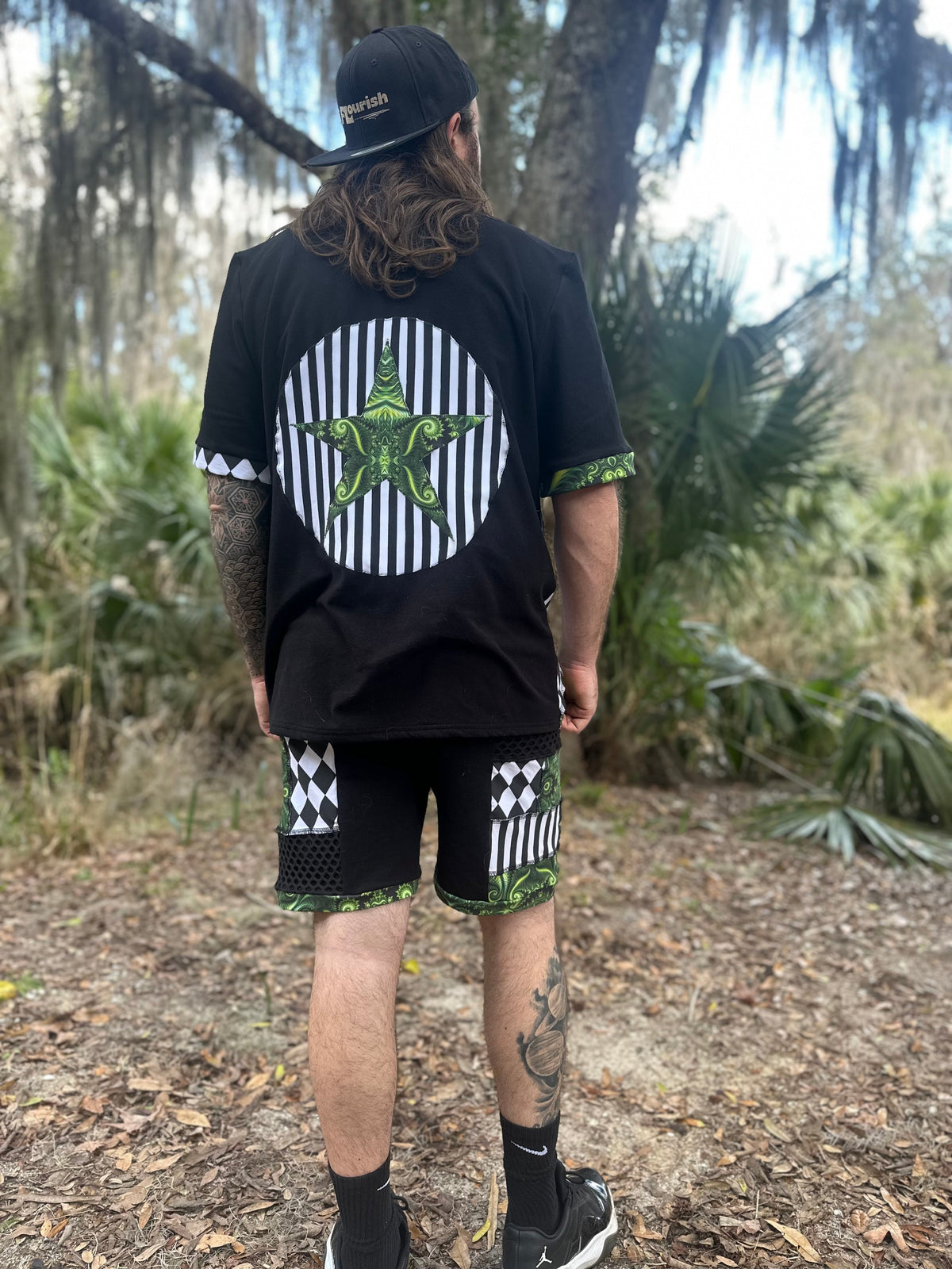 MTO Split Patchwork Tee