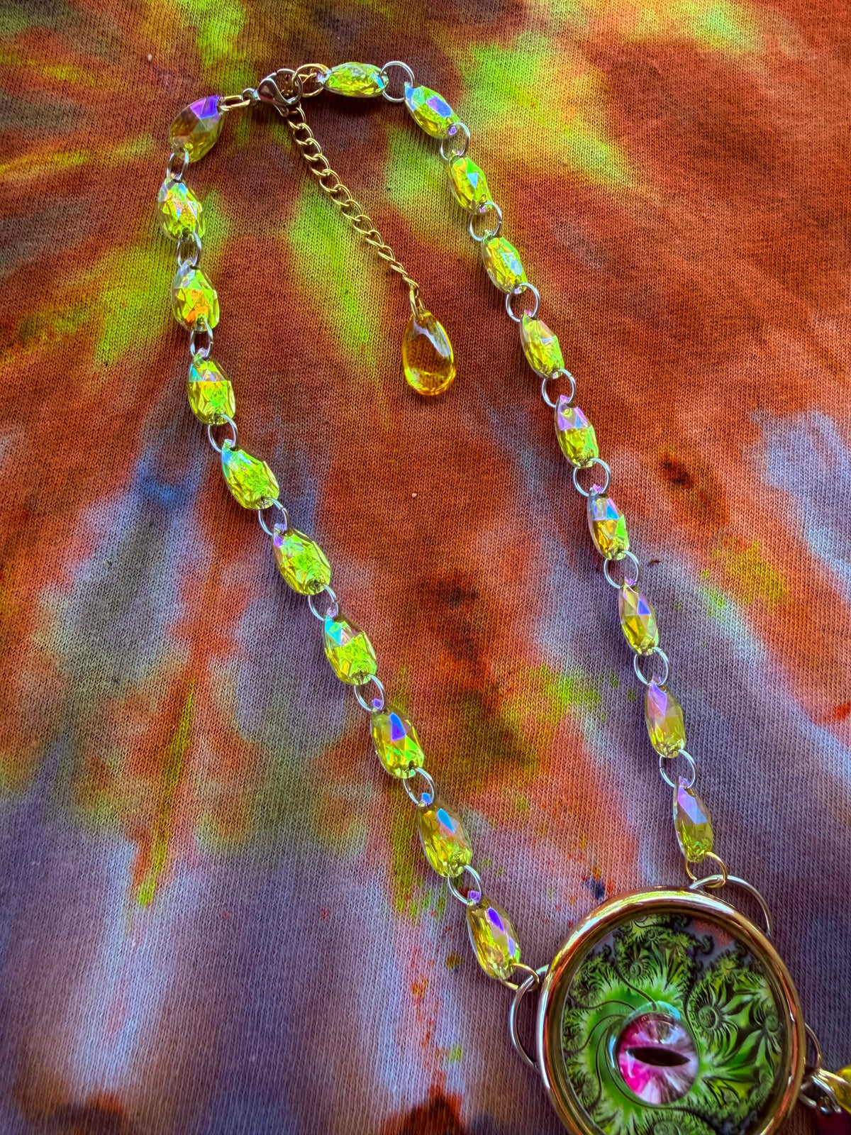 Aura of the Trees - Fairy Eye Portal Necklace