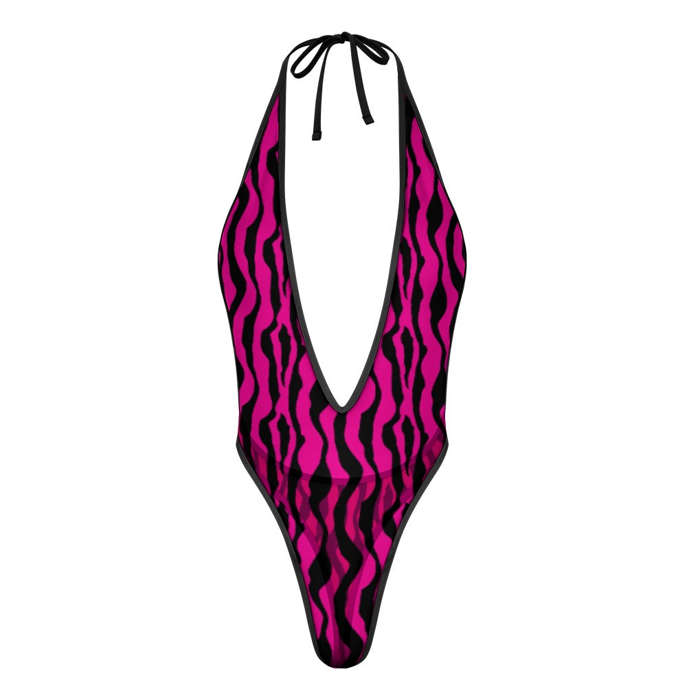 Pink Wild Women's Mesh Bodysuit