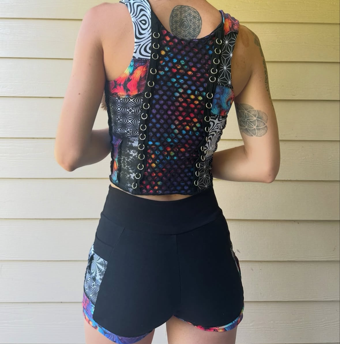 MTO Patchwork Pocket Shorts