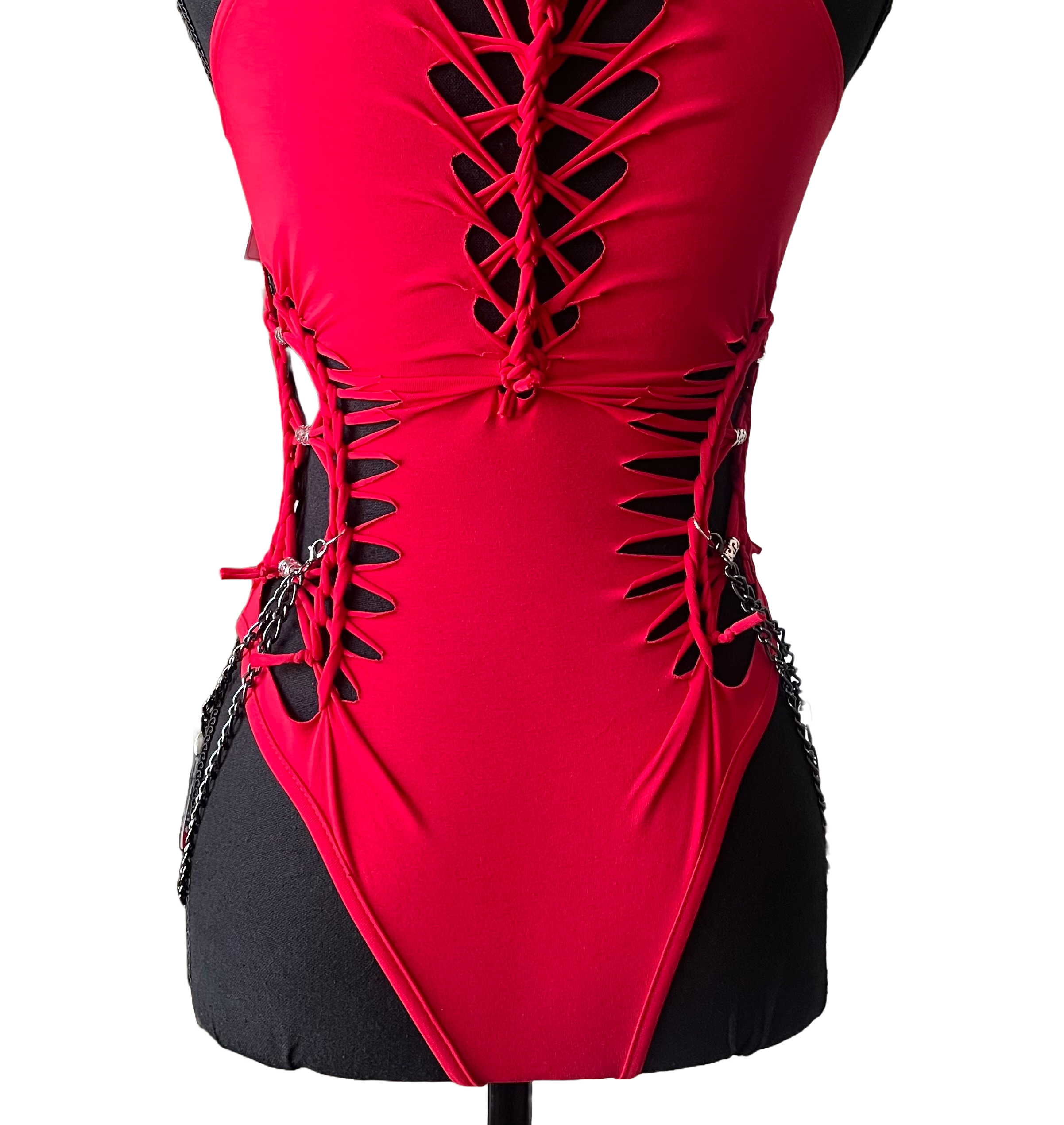 Killer Scarlet Bodysuit (ᴍᴀᴅᴇ ᴛᴏ ᴏʀᴅᴇʀ)