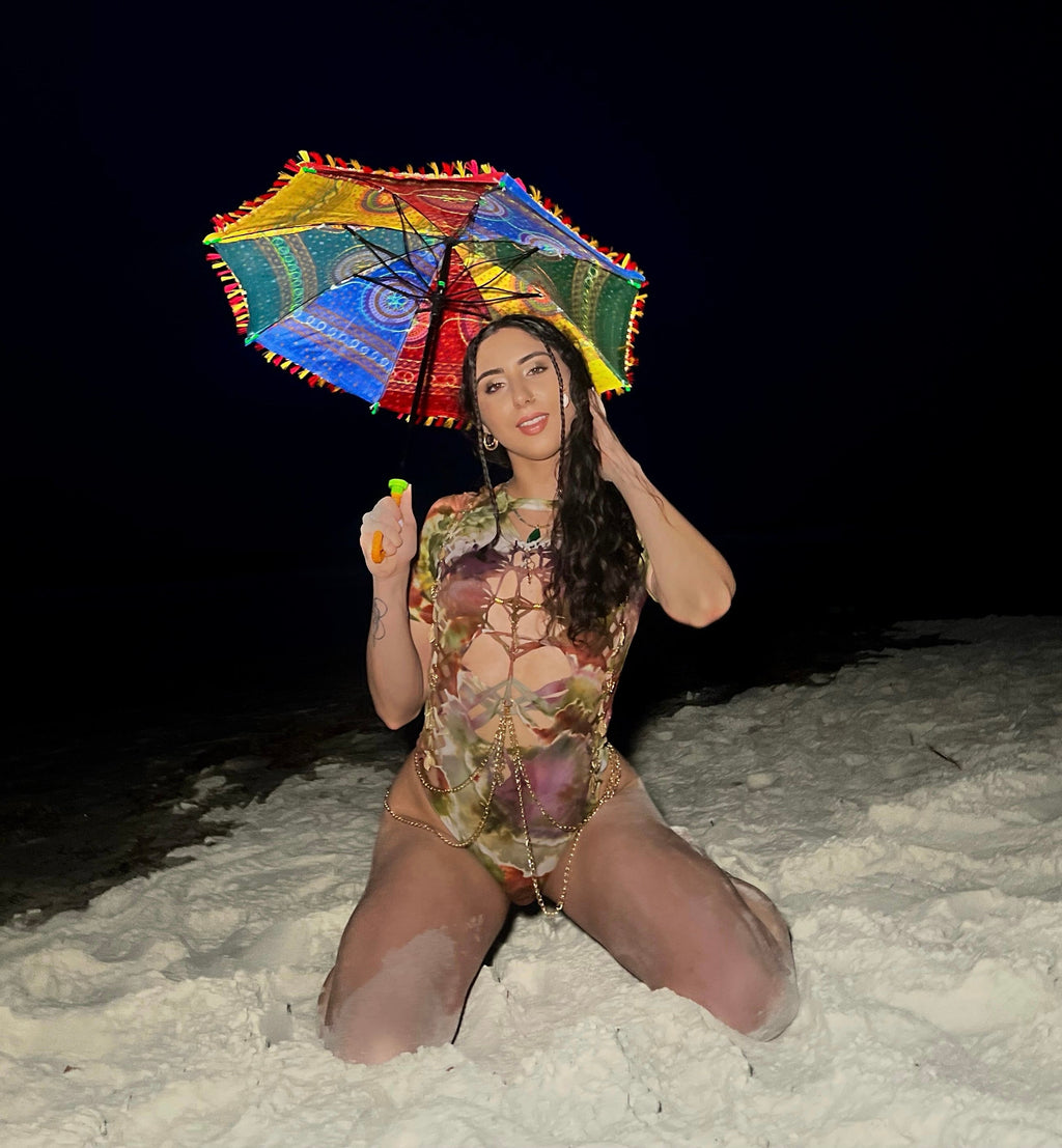 Moon Worshipper Tie Dye Bodysuit (ᴍᴀᴅᴇ ᴛᴏ ᴏʀᴅᴇʀ)