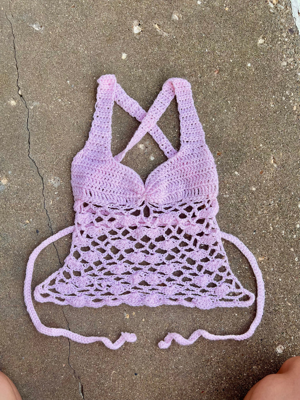 XS-M Pink Shell Top