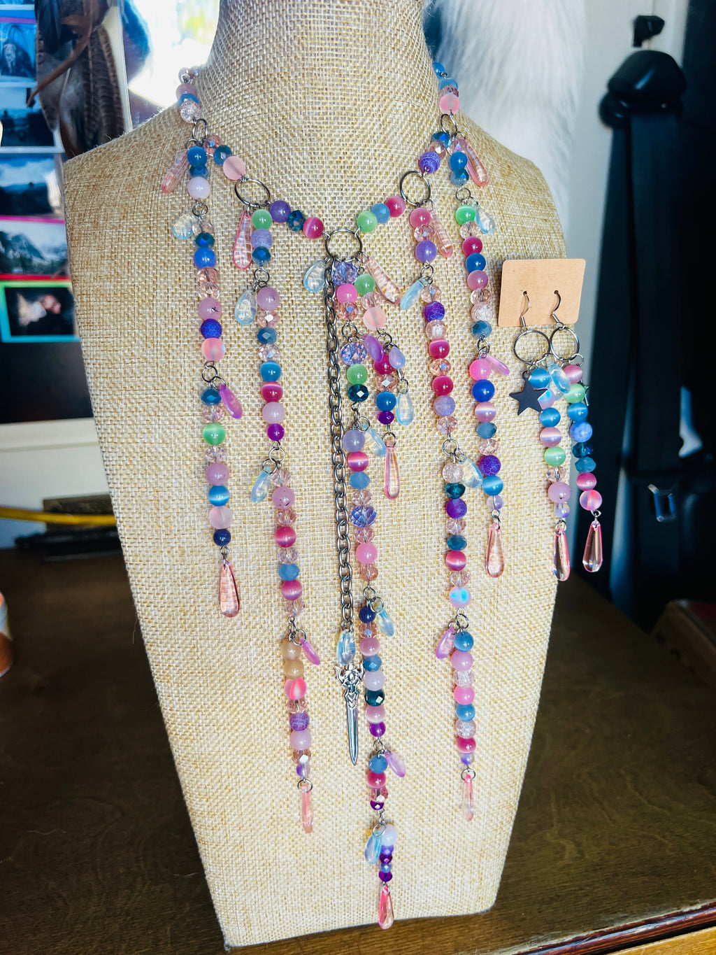 Custom Tatum Set - Drip Chain + Earrings + Face Chain