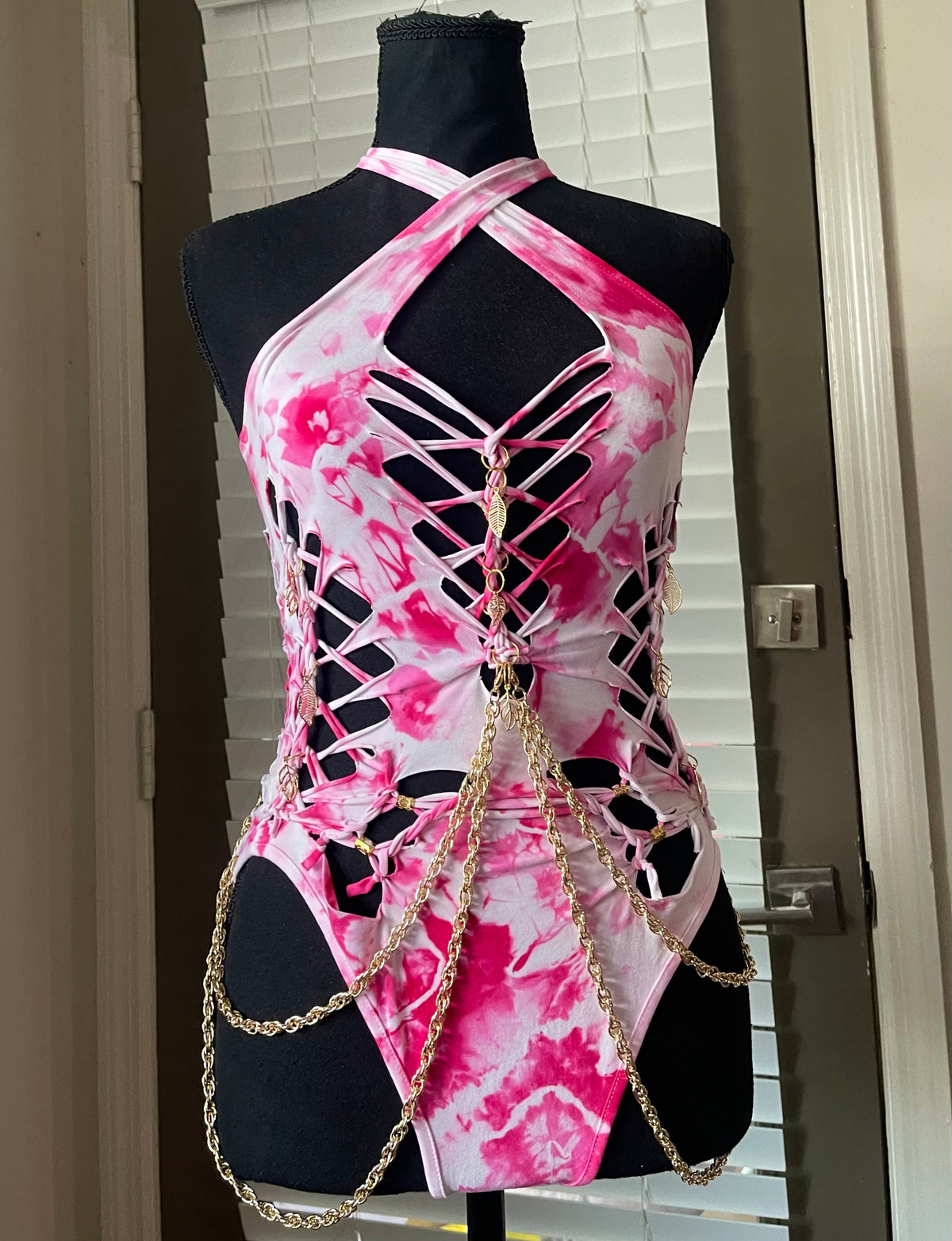 Iris Geode Tie Dye Bodysuit (ᴍᴀᴅᴇ ᴛᴏ ᴏʀᴅᴇʀ)
