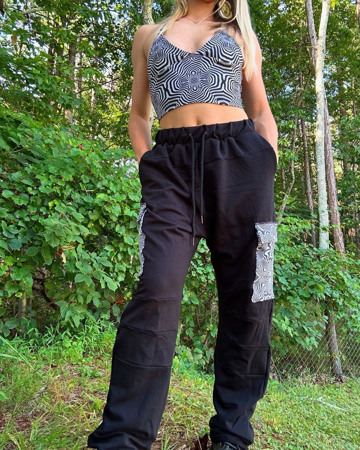 Wide-Leg Lounge Pants