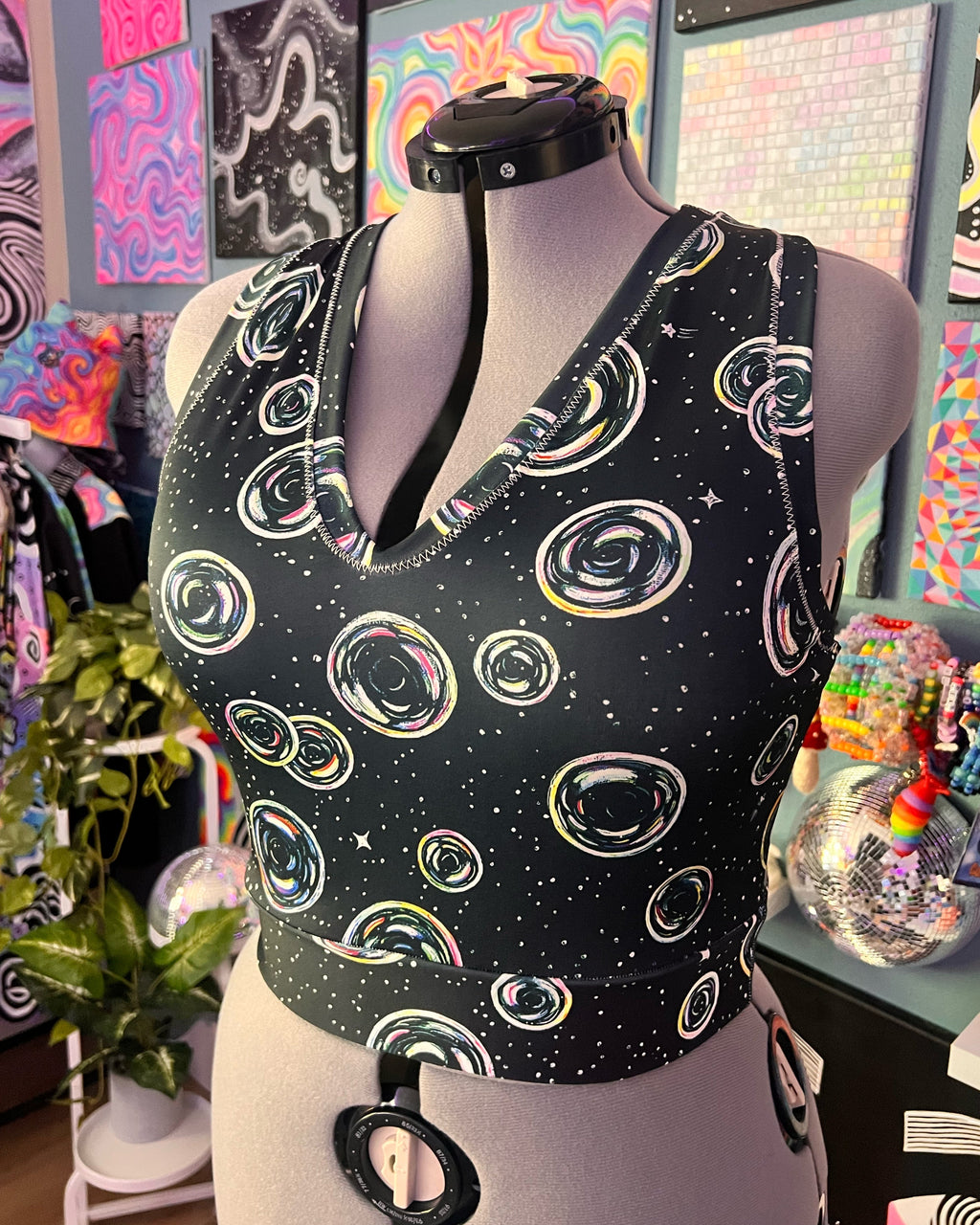 CUSTOMIZE: V-Neck Crop Top