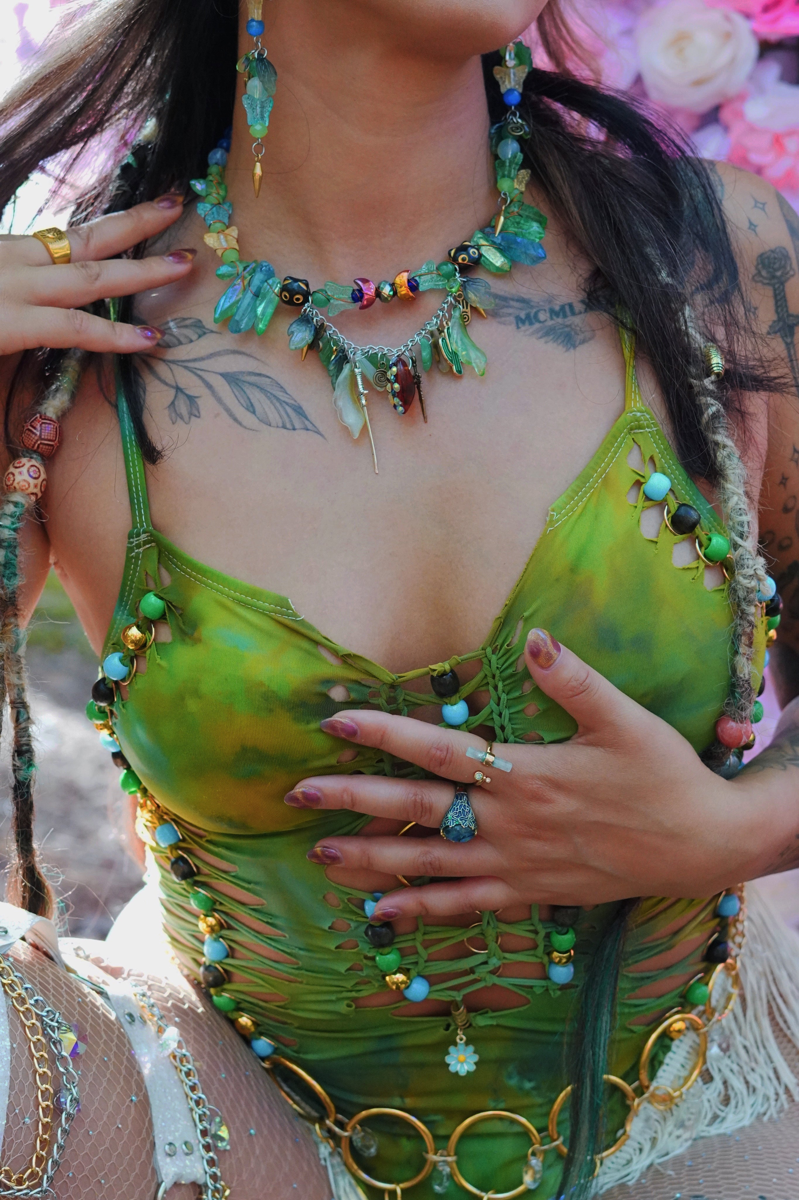 Custom Paulina Set - Crystal Spirit Armor + Earrings