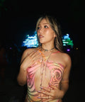 Custom Moon Set - Crystal Third Eye Choker + Drip Chain + Earrings