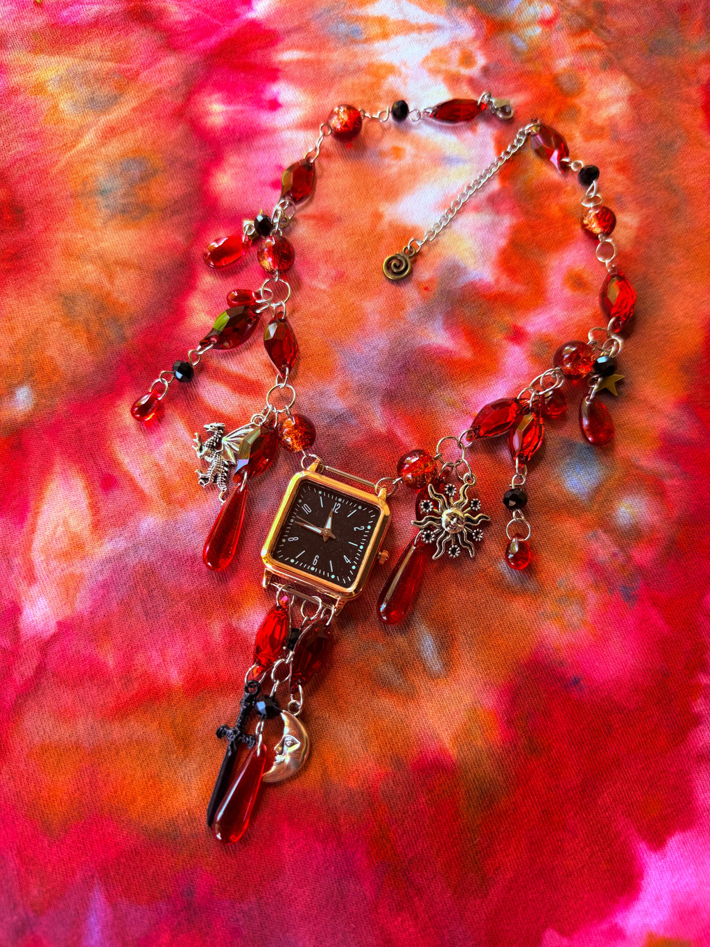 Devil’s Schedule - Resin Crystal Charm Choker