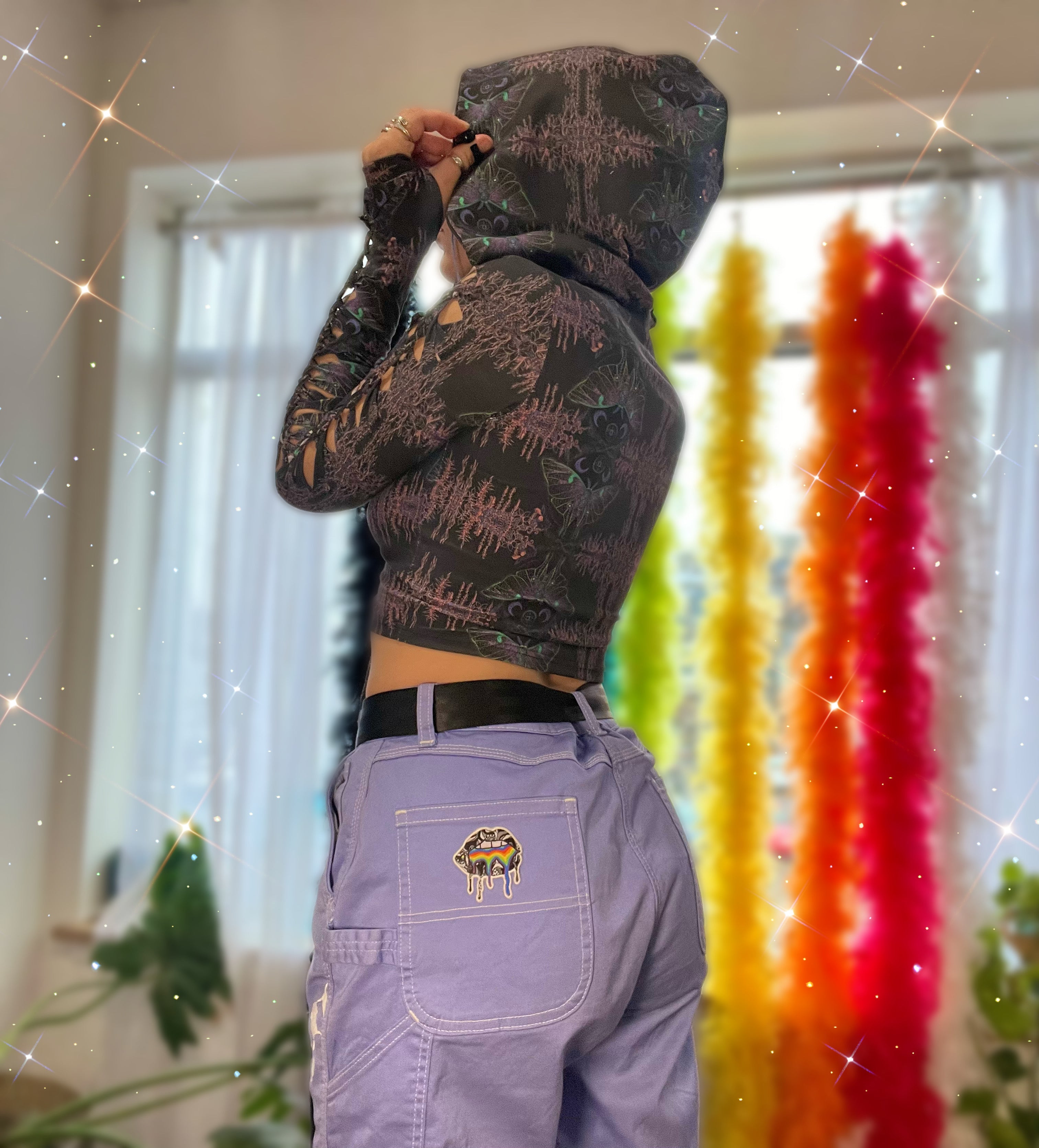 goddess hooded long sleeve