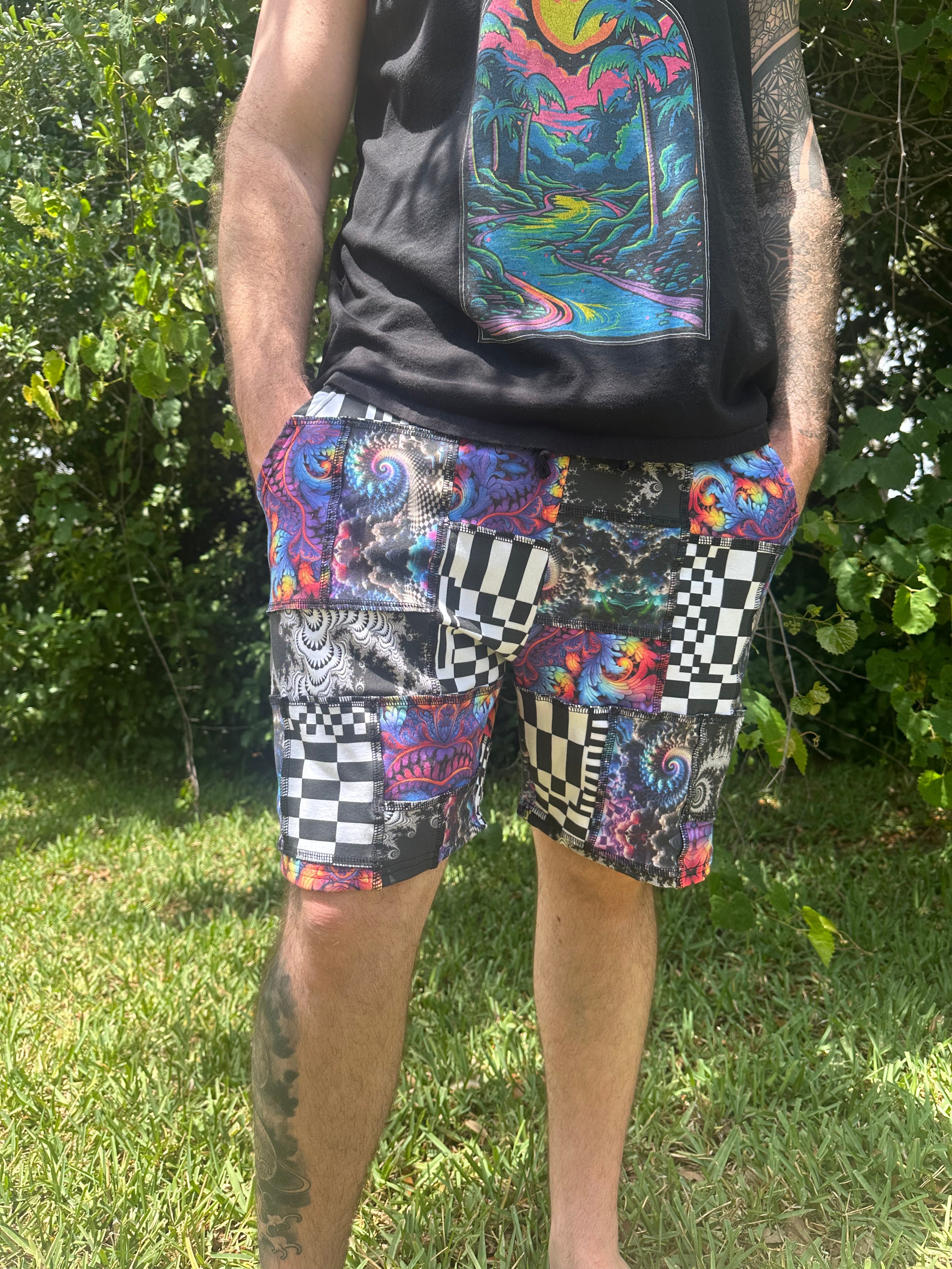 MTO Men’s Patchwork Shorts
