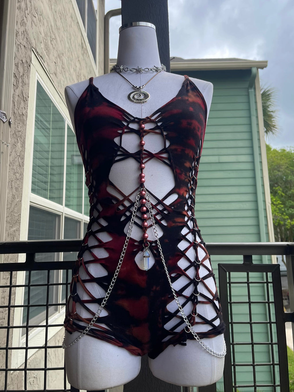 Midnight Ember Romper (ᴍᴀᴅᴇ ᴛᴏ ᴏʀᴅᴇʀ)